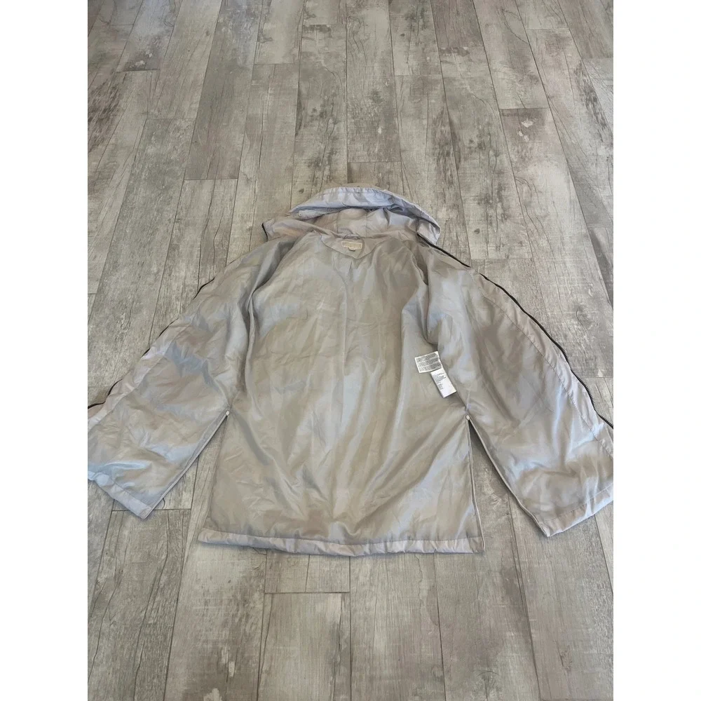 Michael Kors Cream Quilted‎ Long Puffer Jacket Size XL